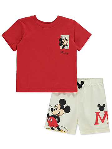 Disney Mickey Mouse Baby Boys' 2-Piece Shorts Set Outfit - CookiesKids.com
