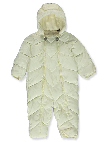DKNY Baby Girls' Quilted Chevron Pram Suit - CookiesKids.com