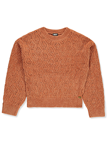 DKNY Girls' Chenille Sweater - CookiesKids.com