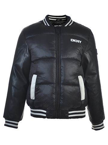 DKNY Boys' Varsity Puffer Jacket - CookiesKids.com