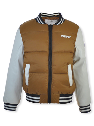 DKNY Boys' Varsity Puffer Jacket - CookiesKids.com
