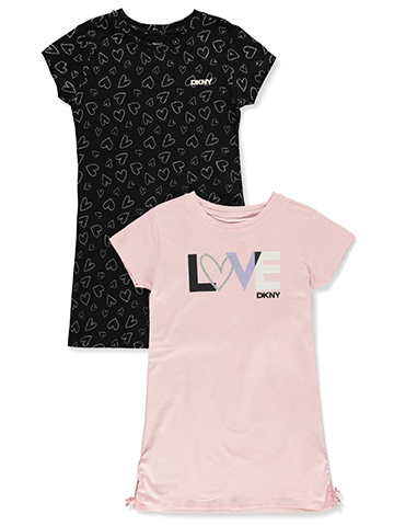 DKNY Girls' 2-Pack T-Shirt Dresses - CookiesKids.com