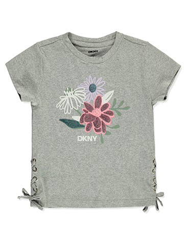 DKNY Girls' Flower T-Shirt - CookiesKids.com