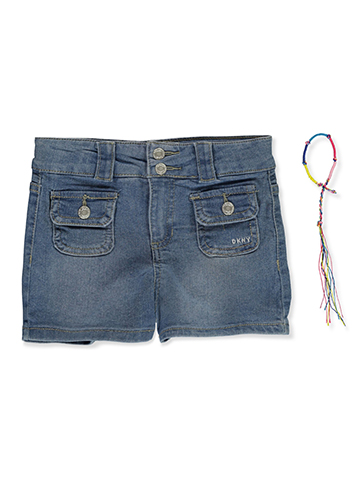 DKNY Girls' 2-Piece Shorts With Accessory - CookiesKids.com