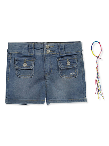 DKNY Girls' 2-Piece Shorts With Accessory - CookiesKids.com