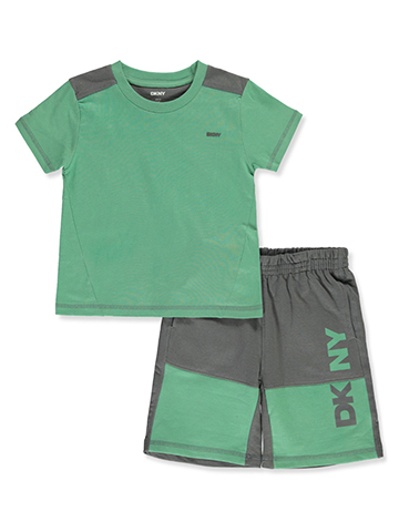 DKNY Boys' 2-Piece Shorts Set Outfit - CookiesKids.com