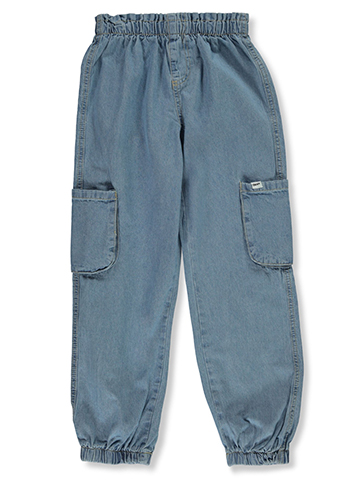 DKNY Girls' Denim Jogger Pants - CookiesKids.com