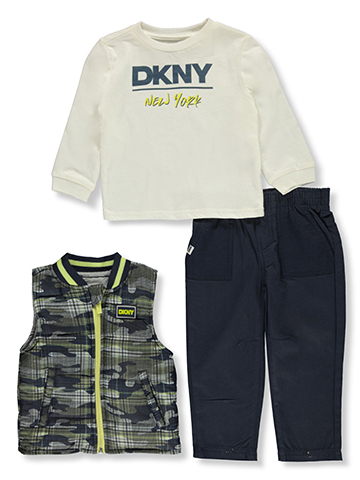 DKNY Baby Boys' 2-Piece Joggers Set Outfit - CookiesKids.com