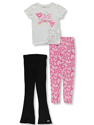 DKNY Girls' 3-Piece Pants Set Outfit - CookiesKids.com