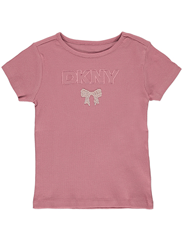 DKNY Girls' Gem Bow T-Shirt - CookiesKids.com