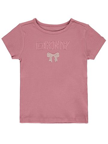 DKNY Girls' Gem Bow T-Shirt - CookiesKids.com