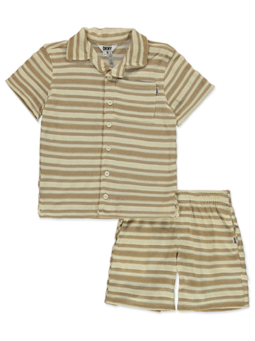 DKNY Boys' 2-Piece Cabana Shorts Set Outfit - CookiesKids.com