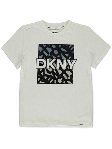 DKNY Boys' NYC Short Sleeve Graphic Crew Neck T-Shirt - CookiesKids.com