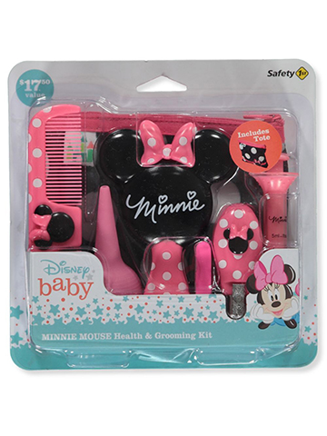 Disney Minnie Mouse Baby Girls' 8-piece Grooming Kit With Tote - CookiesKids.com