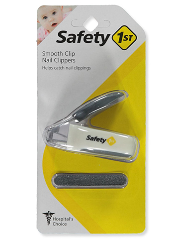 Safety 1st Smooth Clip Nail Clippers With Nail File - CookiesKids.com