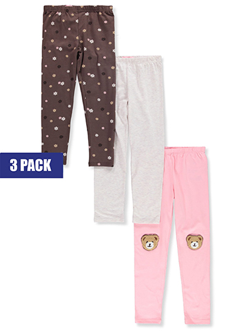 Freestyle Revolution Girls' 3-Pack Leggings - CookiesKids.com