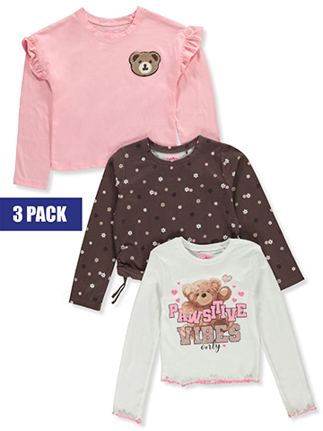 Freestyle Revolution Girls' 3-Pack T-Shirts - CookiesKids.com