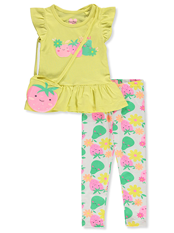 Freestyle Revolution Girls' 3-Piece Leggings Set Outfit - CookiesKids.com