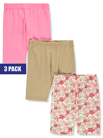 Freestyle Revolution Girls' 3-Pack Bike Shorts - CookiesKids.com
