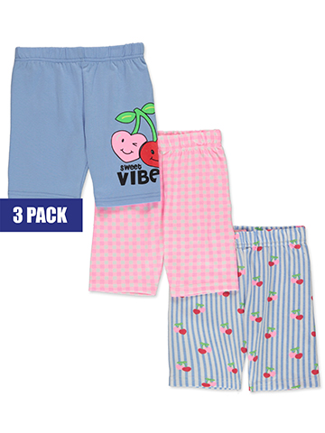 Freestyle Revolution Girls' 3-Pack Bike Shorts - CookiesKids.com