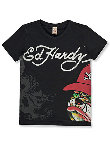 Ed Hardy Boys' Bulldog T-Shirt - CookiesKids.com