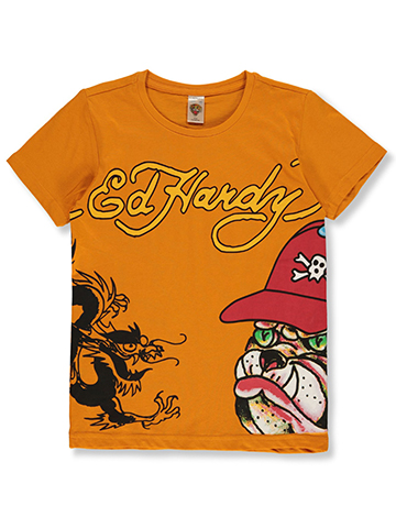 Ed Hardy Boys' Bulldog T-Shirt - CookiesKids.com