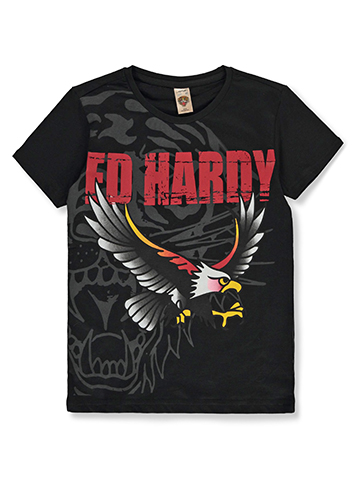 Ed Hardy Boys' Eagle T-Shirt - CookiesKids.com