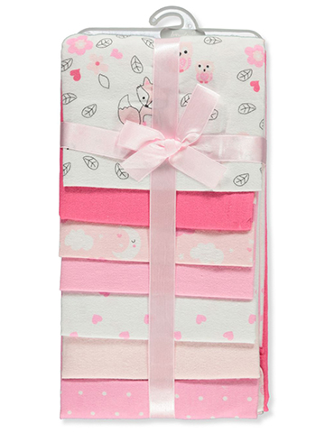 Everyday Kids Baby Girls' 7-Pack Receiving Blankets - CookiesKids.com
