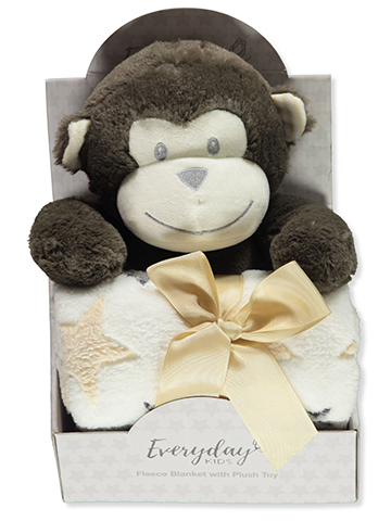 Everyday Kids Baby Boys' 2-Piece Puppy Stars Blanket With Plushie - CookiesKids.com
