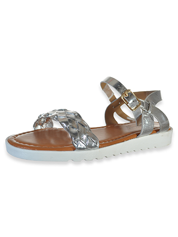 Eddie Marc Girls' Braided Strap Sandals - CookiesKids.com