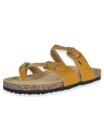 Eddie Marc Girls' Cork Footbed Sandals - CookiesKids.com