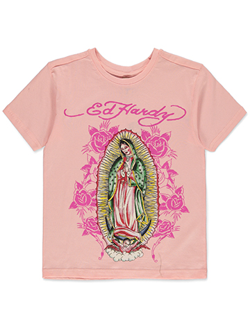 Ed Hardy Girls' Saint T-Shirt - CookiesKids.com