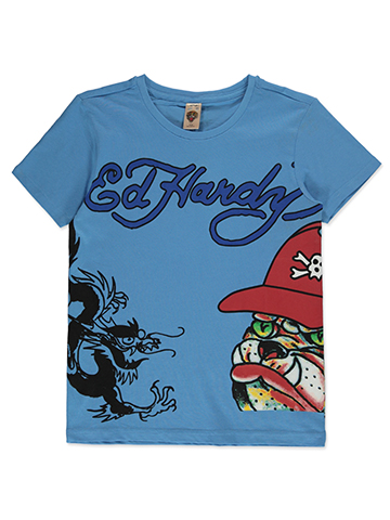 Ed Hardy Boys' Bulldog T-Shirt - CookiesKids.com