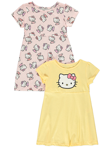 Hello Kitty Girls' 2-Pack T-Shirt Dresses - CookiesKids.com