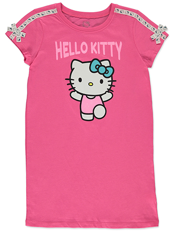 Hello Kitty Girls' T-Shirt Dress - CookiesKids.com
