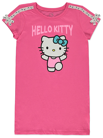 Hello Kitty Girls' T-Shirt Dress - CookiesKids.com