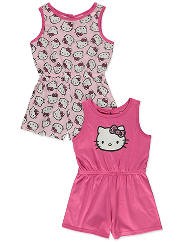 Hello Kitty Girls' 2-Pack Rompers - CookiesKids.com