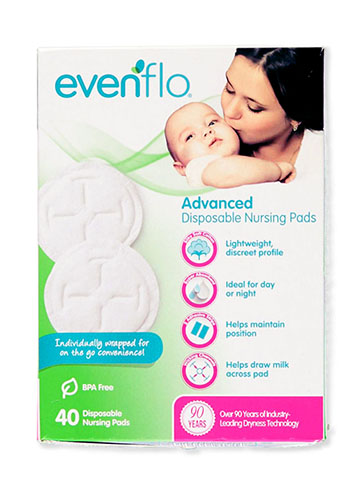 Evenflo 40-Pack Advanced Disposable Nursing Pads - CookiesKids.com