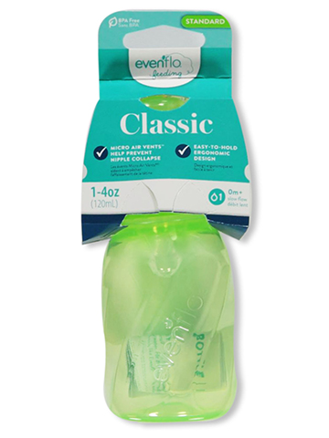 Evenflo Baby Classic 4 Oz. Baby Bottle - CookiesKids.com