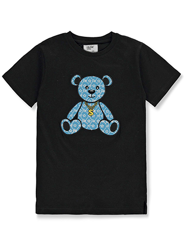 Evolution in Design Boys' Chenille Bear T-Shirt - CookiesKids.com