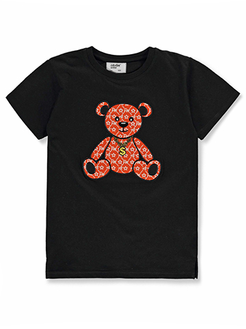 Evolution in Design Boys' Chenille Bear T-Shirt - CookiesKids.com