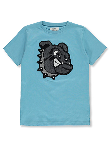 Evolution in Design Boys' Chenille Bulldog T-Shirt - CookiesKids.com