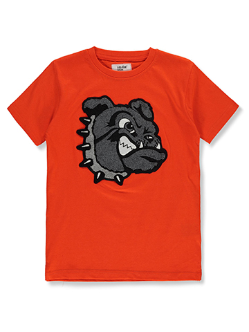 Evolution in Design Boys' Chenille Bulldog T-Shirt - CookiesKids.com