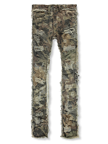 FWRD Boys' Stacked Camo Jeans - CookiesKids.com