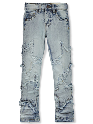 FWRD Boys' Star Stacked Slim Fit Jeans - CookiesKids.com