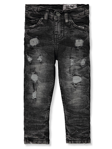 Evolution in Design Baby Baby Boys' Tiger Ripped Slim Fit Jeans - CookiesKids.com
