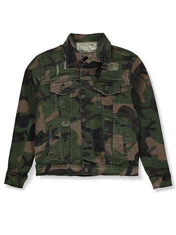 FWRD Boys' Denim Camo Jacket - CookiesKids.com