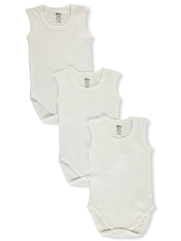 First Essentials Baby Unisex 3-Pack Sleeveless Bodysuits - CookiesKids.com
