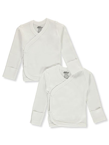 First Essentials Baby Unisex 2-Pack Long-Sleeved Snap Shirts - CookiesKids.com