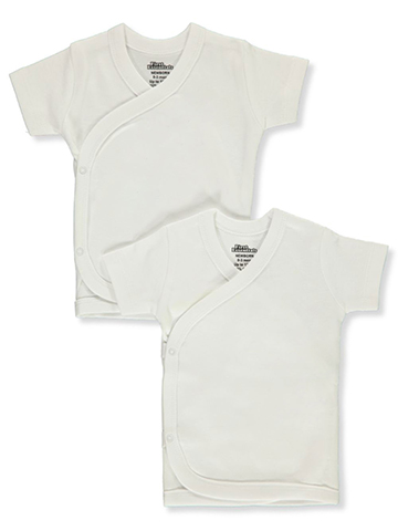 First Essentials Baby Unisex 2-Pack Short-Sleeved Snap Shirts - CookiesKids.com